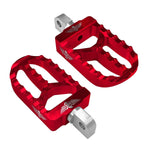Heinz Bikes Foot Pegs For Harley Davidson FLD 1690 2012-2013 Front or Rear - Red