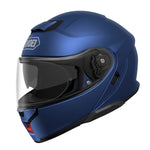 Shoei Neotec 3 Plain Matt Blue Metallic Helmet