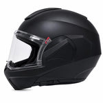 Spada Vortex Flip Front Motorcycle Helmet - Matt Black