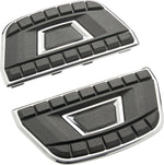 Ciro Chicane Floorboard Inserts For Harley Davidson FLD 1690 2012-2013 - Chrome