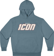 Icon Mens Adult Rizz Rizz Hoodie - Blue/Off-White