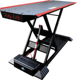 Bike Lift Drop Gate Folding Absolute 756 Hydraulic Scissor Lift - Black/Red