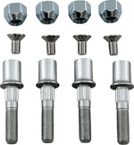 Moose Racing Wheel Stud Nut Kit For Can Am (BRP) Outlander 400 EFI 4X4 2013-2014 Fits Front Or Rear - Silver