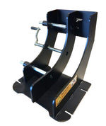 Bike Lift Adjustable Mechanical Wheel Clamp For Lift Stands Front - Steel - Black
