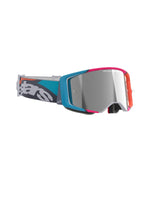 Alpinestars Supertech Stream ABS Vision Goggles - Grey Orange Pink Turquoise White