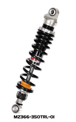 YSS Emulsion Mono Gas Adjustable Shock For BMW R 100 RS 1986-1992 Rear - Black/Silver