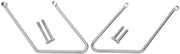 Drag Specialties Saddlebag Support Brackets For Harley Davidson FLSTC 1450 2000-2003 - Chrome