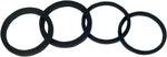 K&S Brake Caliper Seal Kit For Kawasaki AN 112 2003-2010 Fits Front Or Rear - Black