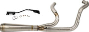 Trask 2 Into 1 Assault Exhaust System For Harley Davidson XL 1200 C 2004-2020 - Brushed