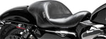 LE Pera Aviator Up Front Solo Seat For Harley Davidson XL1200C 2004-2020 Smooth - Black