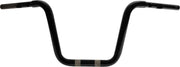 LA Choppers Twin Round Handlebar For Harley Davidson FLTRK 1868 ABS 2024 25.5 cm (10") - Black