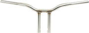 LA Choppers Kage Fighter Welded Straight-Riser Handlebar For Harley Davidson FLD 1690 2012-2013 25.5 cm (10") - Polished