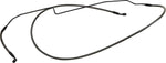 Magnum Shielding Braided Brake Hose For Indian Challenger 108 2020-2022 Front +15.2 cm (6") - Black Black Pearl