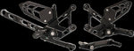 Gilles MUE2 Rearset For Yamaha MT-10 ABS 2016-2021 - Black/Silver