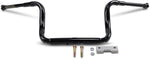LA Choppers 1-1/2" Grande Touring Ape Hanger Handlebar For Harley Davidson FLHT 1750 ABS 2019-2022 30.5 cm (12") - Black