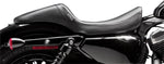 LE Pera Daytona Sport Daddy Long Legs Seat For Harley Davidson XL1200C 2004-2020 Smooth 11 x 17" - Black