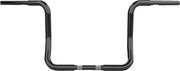 LA Choppers Twin Round Handlebar For Harley Davidson FLH 1868 ABS 2021 30.5 cm (12") - Black