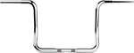 LA Choppers Twin Round Handlebar For Harley Davidson FLH 1868 ABS 2021 30.5 cm (12") - Chrome