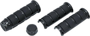 Kuryakyn Three Piece ISO Grips For 1" Bars For Harley Davidson FLDE 1750 2020 - Black