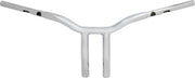 LA Choppers One Piece Kage Fighter Pullback Riser Handlebar For Harley Davidson FLFBS 1923 ABS 2025 25.5 cm (10") - Chrome