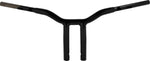LA Choppers One Piece Kage Fighter Pullback Riser Handlebar For Harley Davidson FLFBS 1923 ABS 2025 25.5 cm (10") - Black