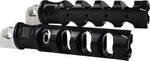 Accutronix Muzzle Brake Folding Footpegs For Harley Davidson FXB 1340 1980-1982 Muzzle Brake - Black