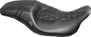 LE Pera Outcast GT Seat For Harley Davidson FLH 1868 ABS 2021 Double Diamond/Perforated - Black