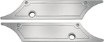 Pro-One Smooth Saddlebag Latch Covers For Harley Davidson FLHR 1340 1994-1998 - Chrome