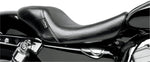 LE Pera Bare Bones Solo Seat For Harley Davidson XL1200C 2007-2020 Smooth 11 x 14-1/4" - Black