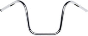 Biltwell 1" Handlebar with TBW Plugs 24 cm (9-1/2") Ape Hanger - Chrome