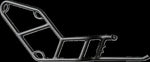 Show Chrome Levitate Mount For Can Am Ryker 600 ACE 2019-2024 - Black