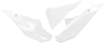 UFO Side Panels For Kawasaki KX450 2024-2025 - White