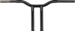LA Choppers One Piece Kage Fighter Pullback Riser Handlebar For Harley Davidson FLFBS 1923 ABS 2025 30.5 cm (12") - Black