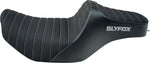 Slyfox High Noon Seat For Harley Davidson FLHX 1923 ABS 2024 Classic Stitch/Gray Logo - Black/Grey
