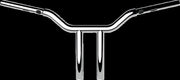 LA Choppers One Piece Kage Fighter Straight Riser Handlebar For Harley Davidson FLFBS 1923 ABS 2025 30.5 cm (12") - Chrome