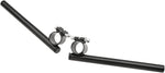Emgo 1" Clip On Universal Handlebars - Black