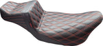 LE Pera Tailwhip Daddy Long Legs Seat For Harley Davidson FLH 1868 ABS 2021 Double Diamond - Black/Red
