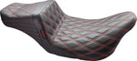 LE Pera Tailwhip Seat For Harley Davidson FLH 1868 ABS 2021 Double Diamond - Black/Red