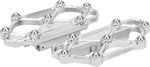 Arlen Ness Diamond Passenger Floorboards For Harley Davidson FLD 1690 2012-2013 - Chrome