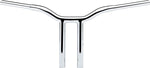 LA Choppers Kage Fighter Welded Straight-Riser Handlebar 30.5 cm (12") - Chrome