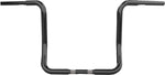 LA Choppers Twin Round Handlebar For Harley Davidson FLH 1868 ABS 2021 35.5 cm (14") - Black