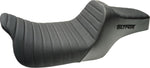 Slyfox High Noon Seat For Harley Davidson FLHR 1584 2008-2011 Black Logo - Black