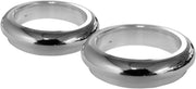 LA Choppers Fork Dust Covers For Harley Davidson FLD 1690 2012-2013 - Chrome
