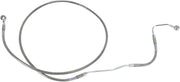 Drag Specialties Extended Length Stainless Steel Brake Hose Kit For Harley Davidson FLHR 1584 2009-2011 Front