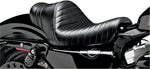 LE Pera Stubs Spoiler Seat For Harley Davidson XL1200C 2004-2020 Pleated - Black
