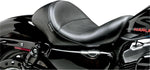 LE Pera Aviator Solo Seat For Harley Davidson XL1200C 2004-2020 16" Smooth - Black
