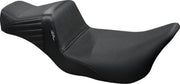 LE Pera Tailwhip Daddy Long Legs Seat For Harley Davidson FLH 1868 ABS 2021 Basketweave - Black