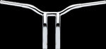 LA Choppers Kage Fighter Welded Bent-Riser Handlebar 30.5 cm (12") - Chrome