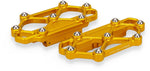 Arlen Ness Diamond Passenger Floorboards For Harley Davidson FLD 1690 2012-2013 - Gold
