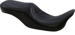 LE Pera Sorrento 2 Up Seat For Harley Davidson FLHR 1584 2008-2011 Stitched 13 x 18" - Black